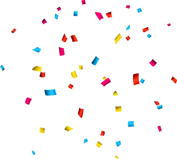 Confetti celebrazione sfondo . — Vettoriale Stock