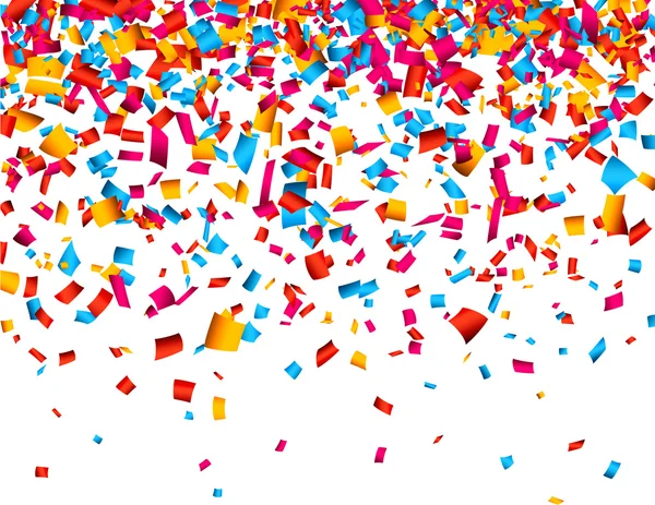 Confetti celebração fundo . — Vetor de Stock