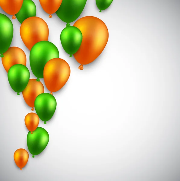 Fondo con globos . — Vector de stock