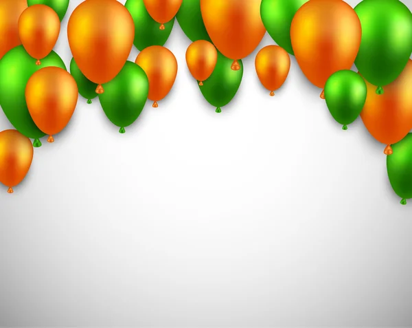 Celebra el fondo con globos . — Vector de stock