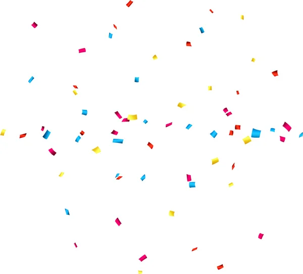 Confetti celebrazione sfondo . — Vettoriale Stock