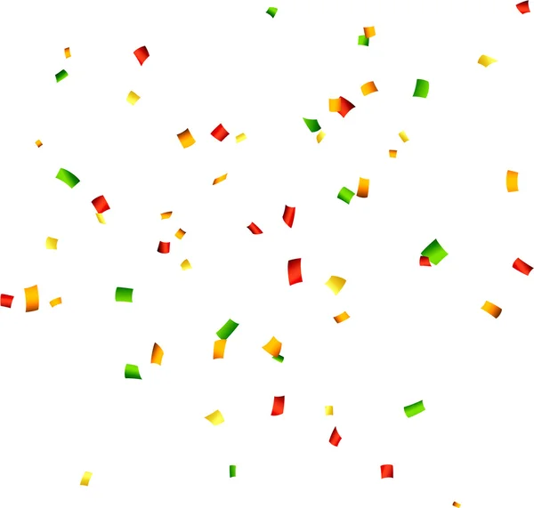 Confetti viering achtergrond. — Stockvector