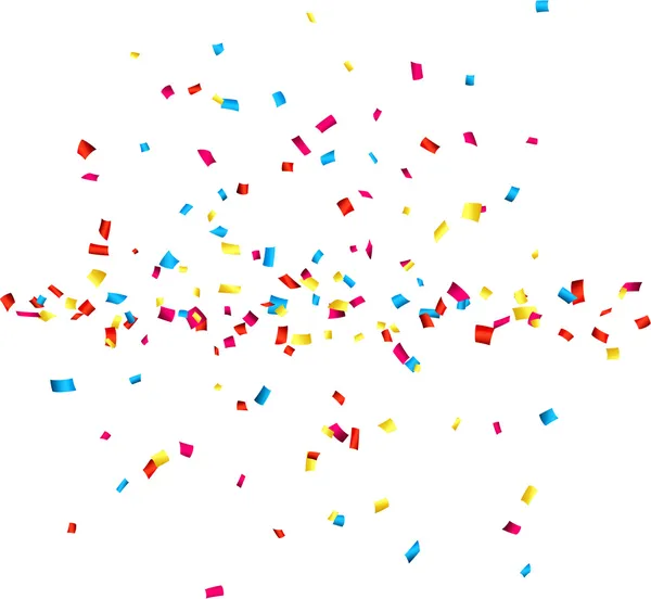 Fondo de celebración de Confetti . — Archivo Imágenes Vectoriales