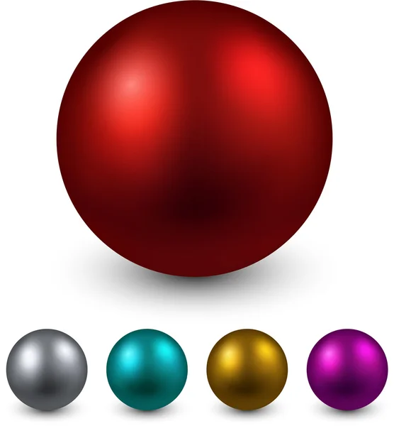 Boules colorées . — Image vectorielle