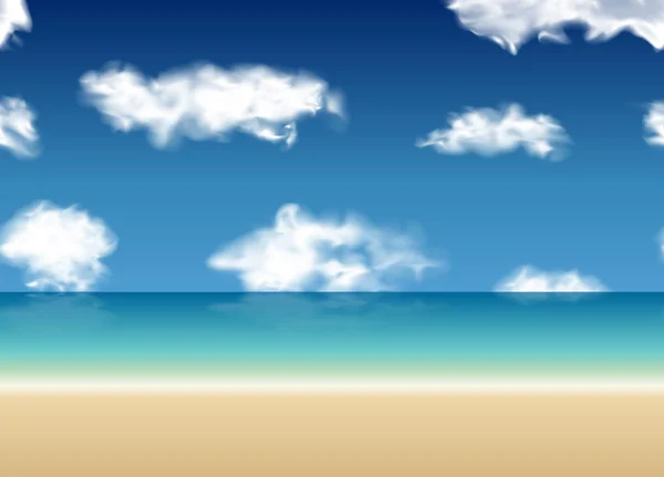Sea background. — Stock Vector
