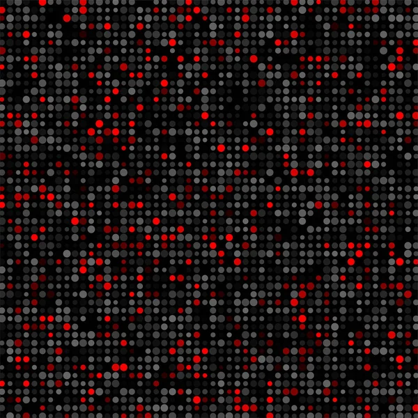 Полутоновые Черные Красные Серые Точки Конфетти Фон Векторная Иллюстрация — стоковый вектор