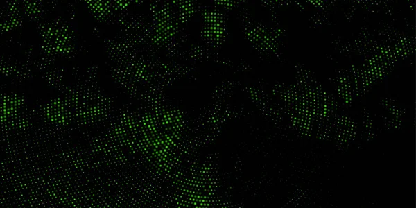 Abstraktní Polotón Zelený Prapor Pozadí Napůl Schovaná Vektorová Ilustrace — Stockový vektor