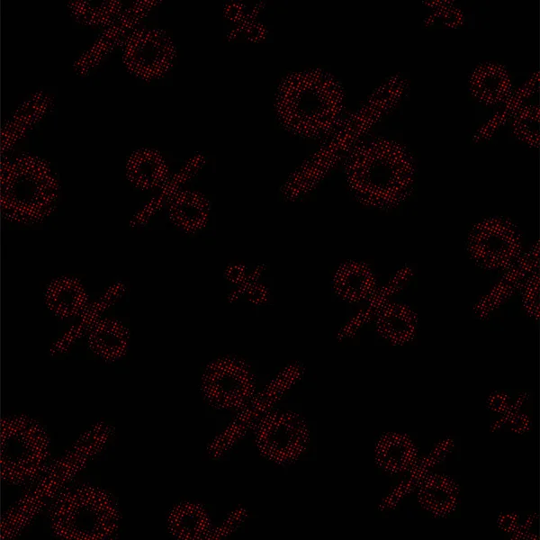 赤の半分のパターンの背景 ベクターイラスト — ストックベクタ