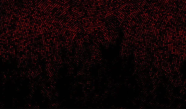 Αφηρημένο Φόντο Κόκκινο Λάβαρο Μισή Κρυμμένη Σφαίρα Εικονογράφηση Διανύσματος — Διανυσματικό Αρχείο