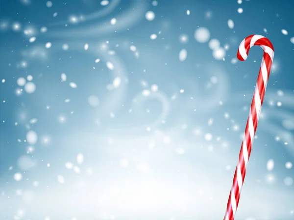 Χριστουγεννιάτικα Ζαχαρωτά Χιονισμένο Φόντο Εικονογράφηση Διανυσματικών Διακοπών — Διανυσματικό Αρχείο