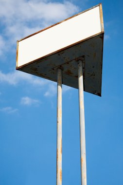 boş eski billboard reklam için