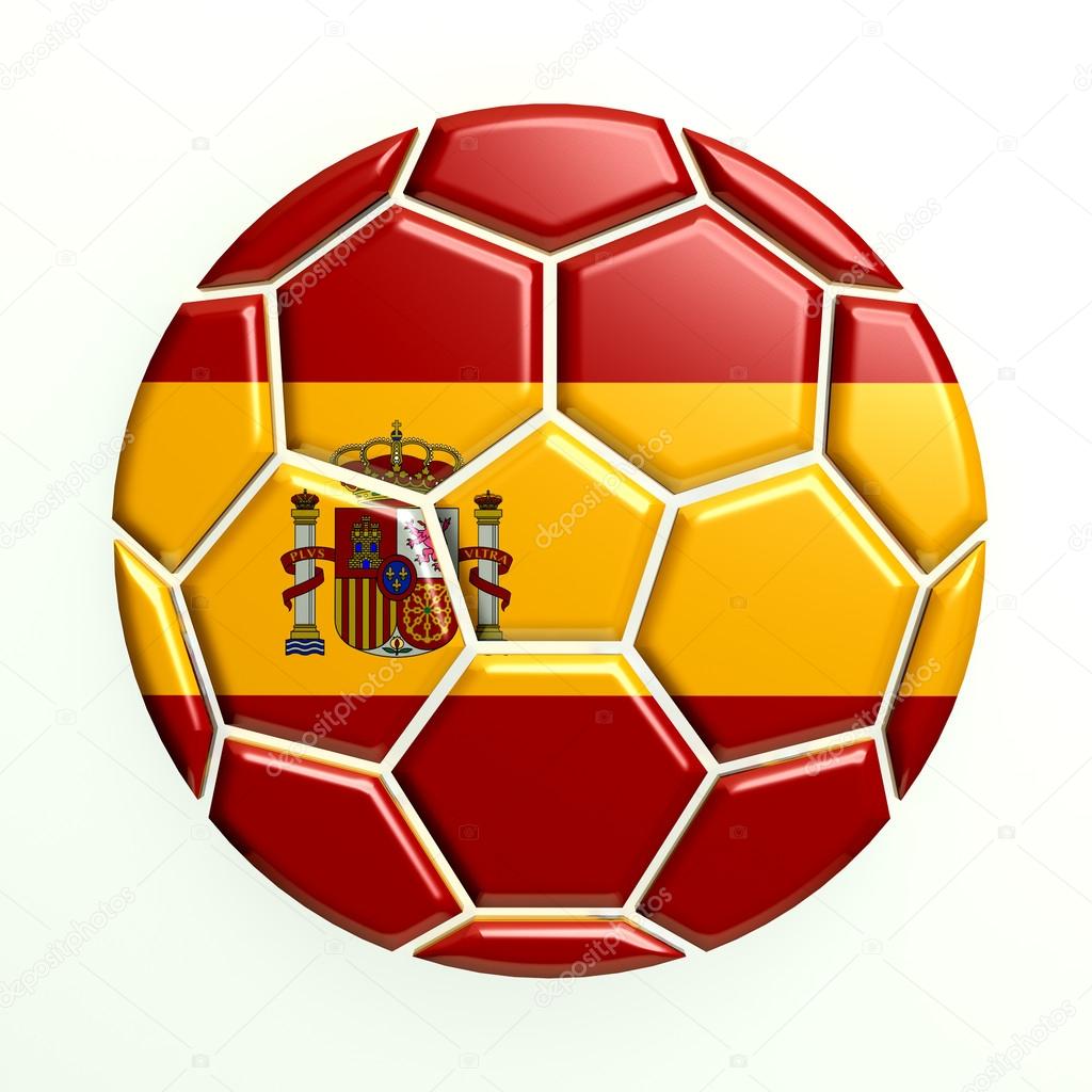 Spain Soccer Ball — Stock Photo © deskcube 39101369