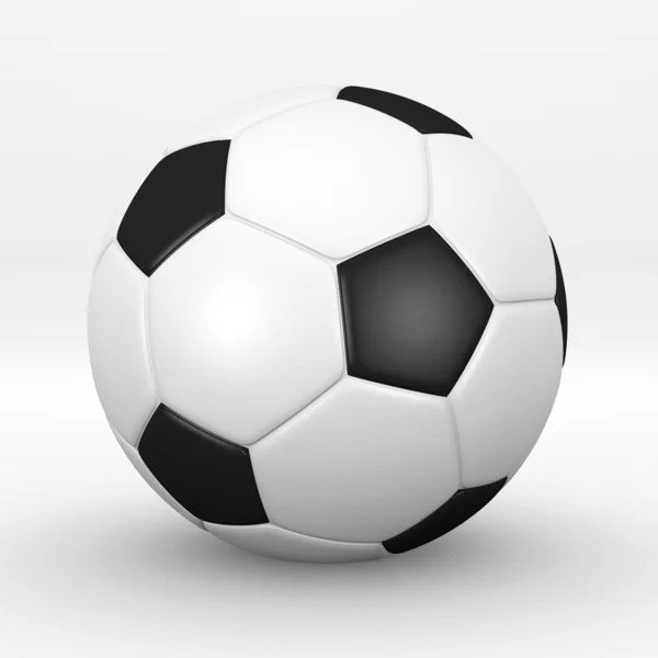 Pallone da calcio isolato — Foto Stock