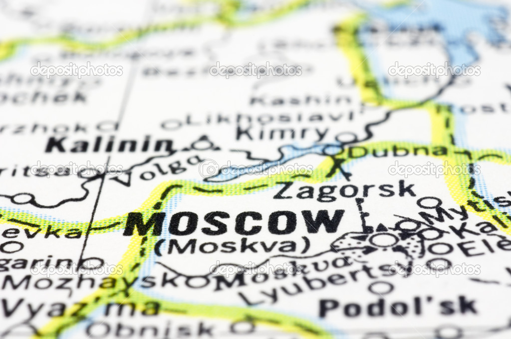Gros Plan De Moscou Sur La Carte Russie Photographie Mtkang C Gros Plan De Moscou Sur La Carte Russie Photographie Mtkang C