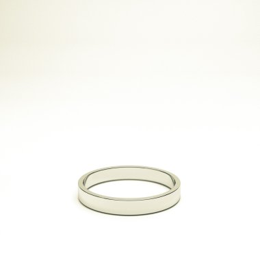 izole gümüş veya Platin yüzük