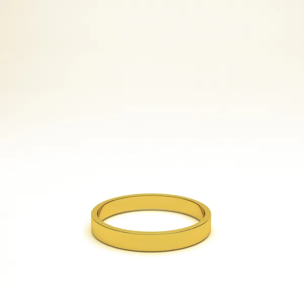 Isolated gold ring — Stock Photo, Image