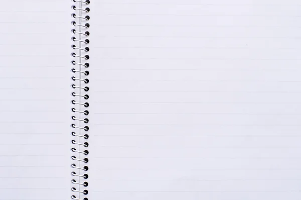 Notebook sida — Stockfoto