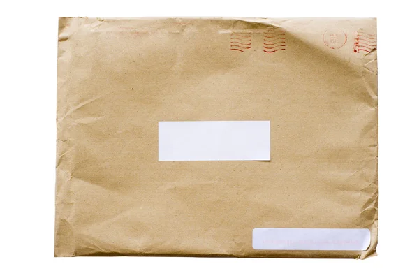 Envelope amassado — Fotografia de Stock