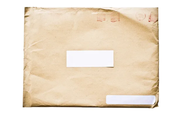 Crumpled envelope — Stock Photo, Image