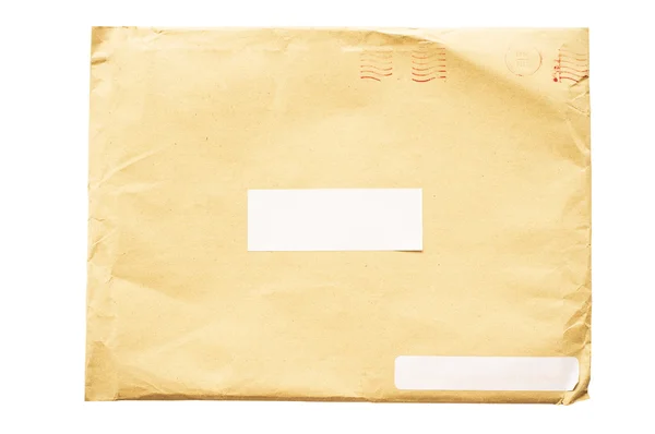 Envelope amassado — Fotografia de Stock