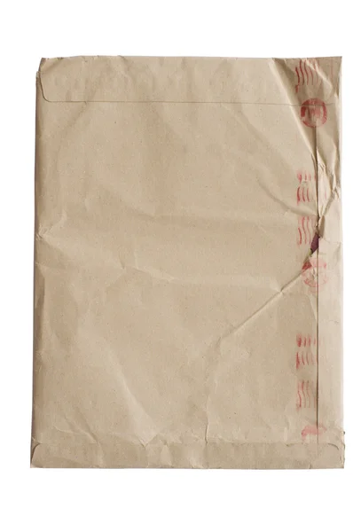 Envelope amassado — Fotografia de Stock