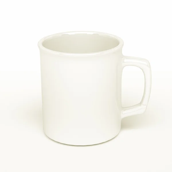 Caneca de café branco — Fotografia de Stock