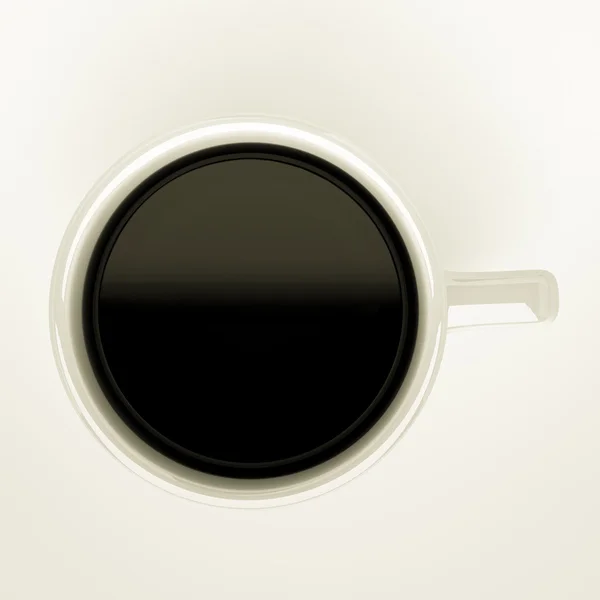 Riempito tazza di caffè — Foto Stock