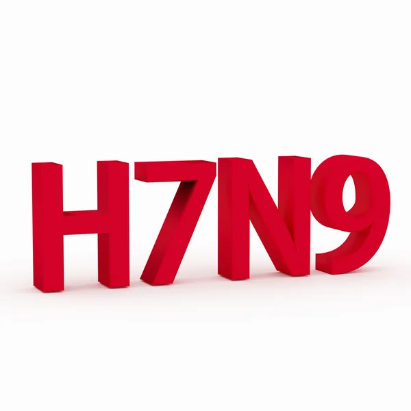 H7n9 griep of influenza virus — Stockfoto