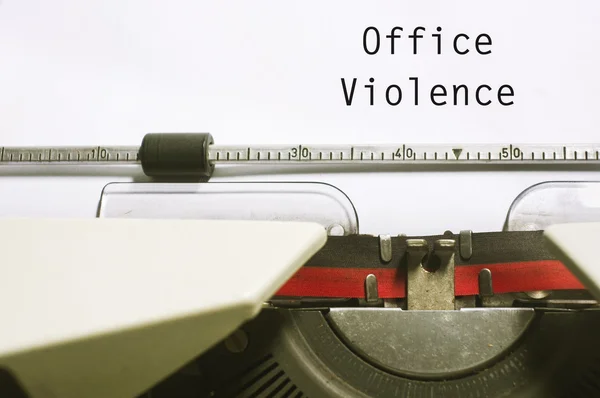Office violence — Stock Photo, Image
