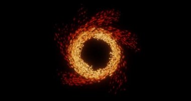 dönen ateş enerji kuvveti olarak alevlenir.