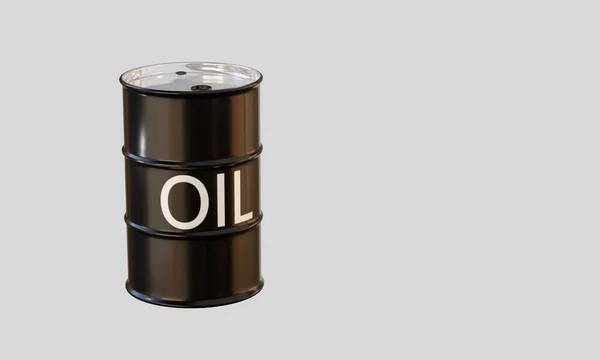 Isolated Render Oil Barrels Energy Concept — ストック写真