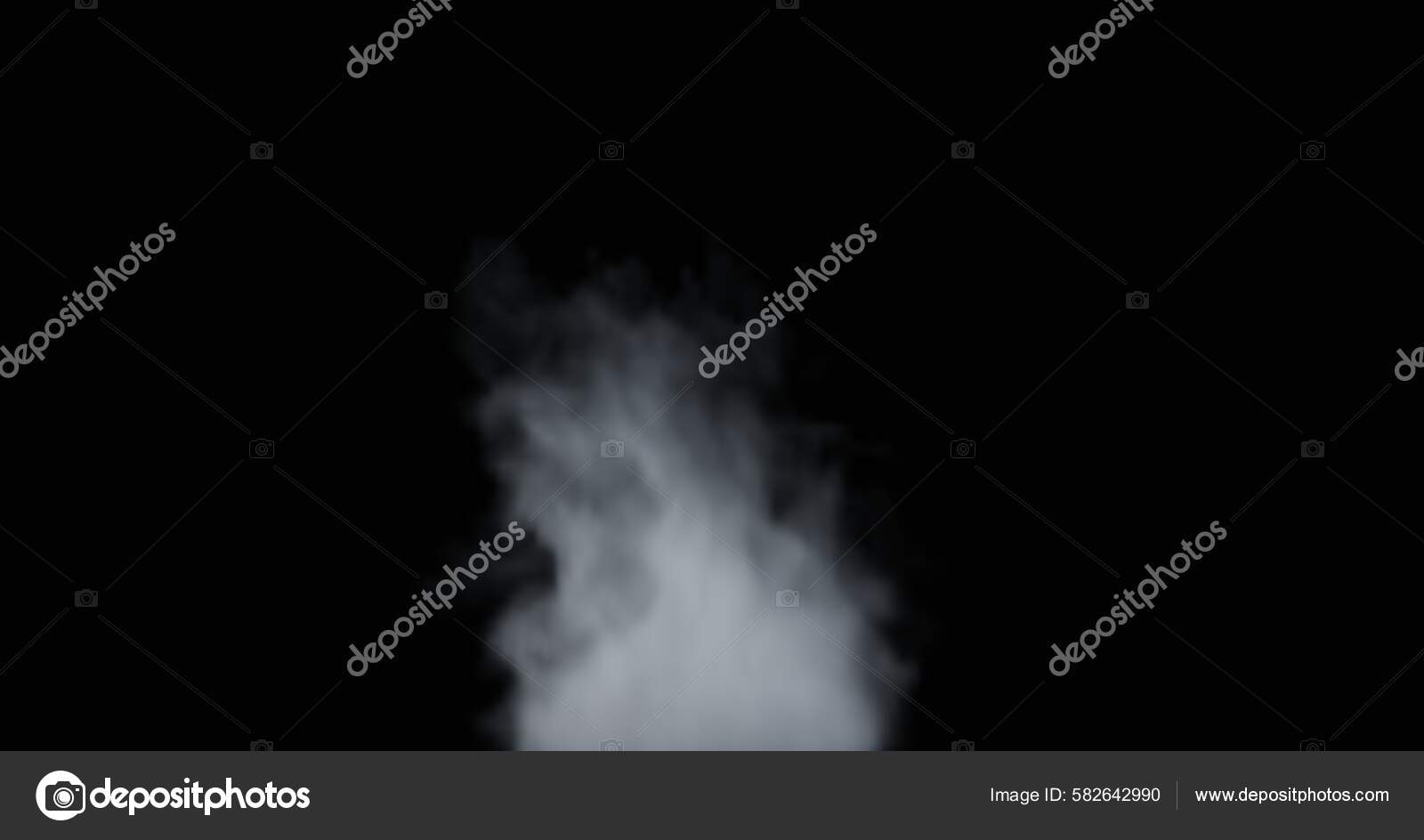 Render Quick Steam Smoke Texture Isolated Black — Stock Photo © mtkang ...