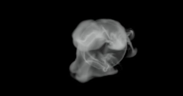 Render Top View Smoke Steam Food Hot Surface Effect Video — ストック動画