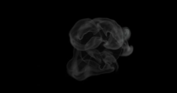 Render Top View Smoke Steam Food Hot Surface Effect Video — Stockvideo