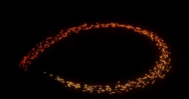 Fire Burning Embers Ash Video Overlay Effects — Stockvideo
