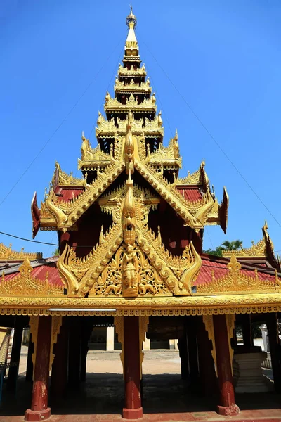 Nyaung Myanmar Visite Increíble Pagoda Shwezigon —  Fotos de Stock