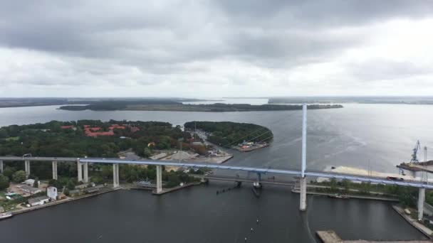 Vídeo Drone Sobre Mar Báltico Perto Stralsund — Vídeo de Stock