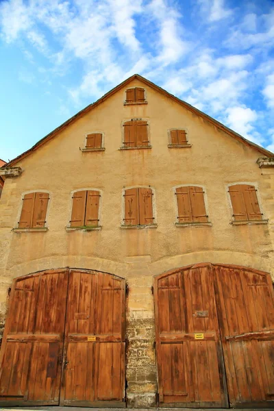 Veduta Aerea Weissenburg Con Bel Tempo — Foto Stock