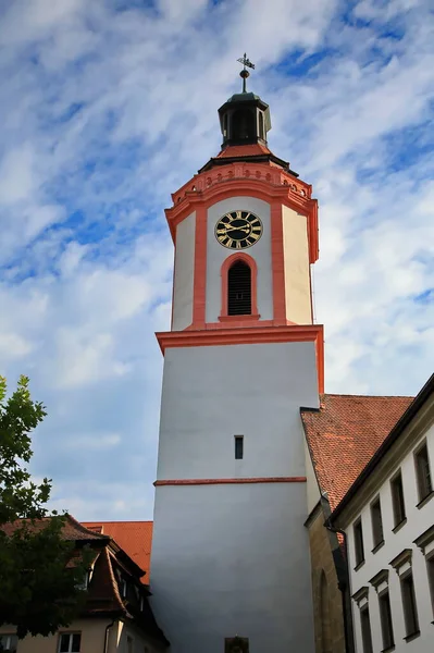 Veduta Aerea Weissenburg Con Bel Tempo — Foto Stock