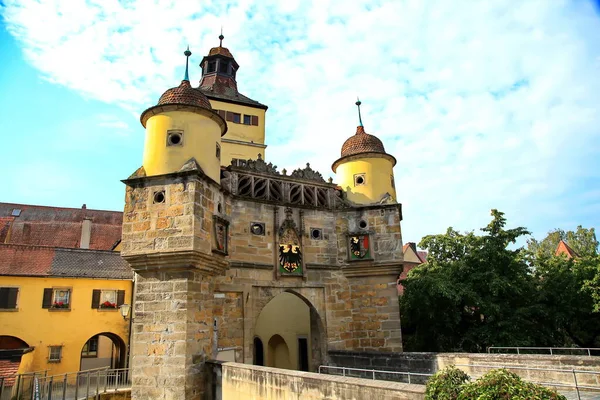 Veduta Aerea Weissenburg Con Bel Tempo — Foto Stock