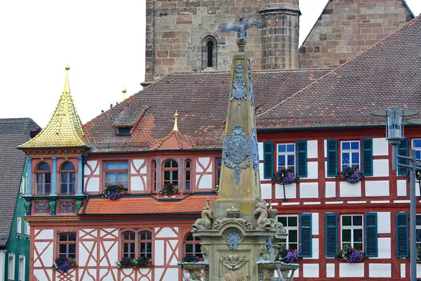 Schwabach Jest Miastem Bawarii Wieloma Zabytkami Historycznymi — Zdjęcie stockowe