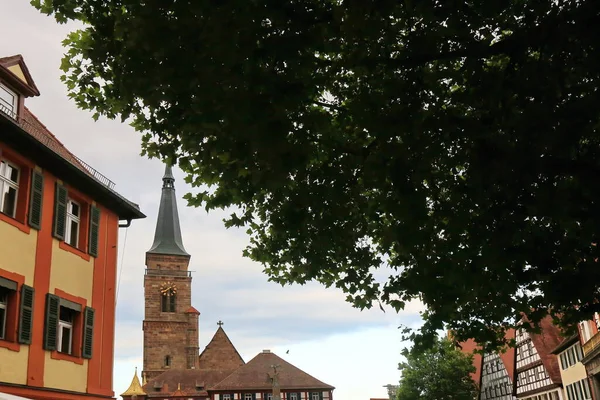 Schwabach Uma Cidade Baviera Com Muitos Pontos Turísticos Históricos — Fotografia de Stock