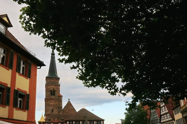 Schwabach Uma Cidade Baviera Com Muitos Pontos Turísticos Históricos — Fotografia de Stock