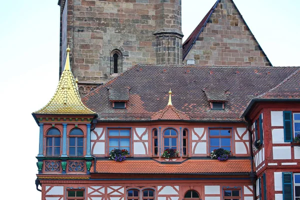 Schwabach Een Stad Beieren Met Veel Historische Bezienswaardigheden Rechtenvrije Stockfoto's