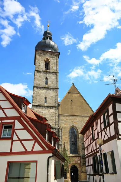 Forchheim Uma Cidade Baviera Com Muitos Pontos Turísticos Históricos — Fotografia de Stock