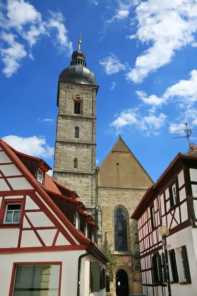 Forchheim Uma Cidade Baviera Com Muitos Pontos Turísticos Históricos — Fotografia de Stock