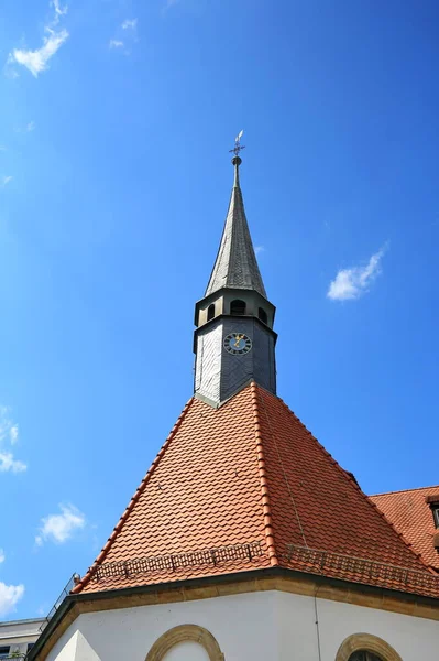 Forchheim Egy Bajorország Számos Történelmi Nevezetességgel Rendelkező Városa — Stock Fotó