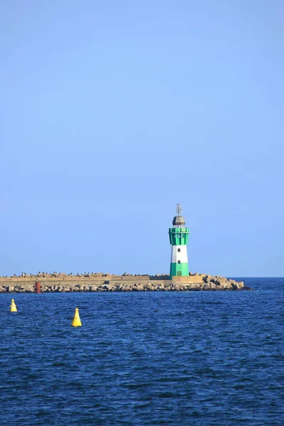 Mukran Lighthouse Baltic Sea Island Ruegen — Stock Photo, Image