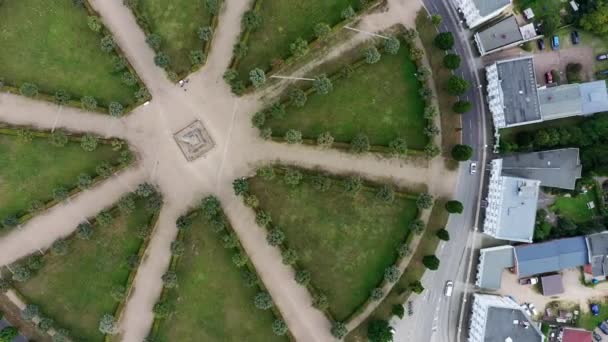Time Lapse Drone Βίντεο Πάνω Από Νησί Της Βαλτικής Θάλασσας — Αρχείο Βίντεο