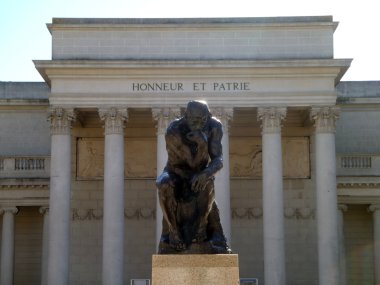 ön profili başyapıtı düşünür tarafından auguste rodin